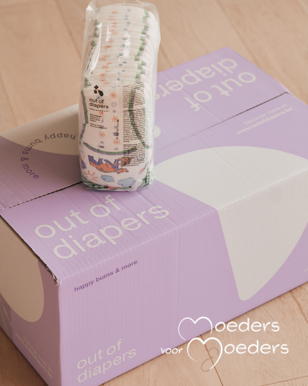 Kerstdonatie Moeders voor Moeders vzw • Luiers (losse verpakking)