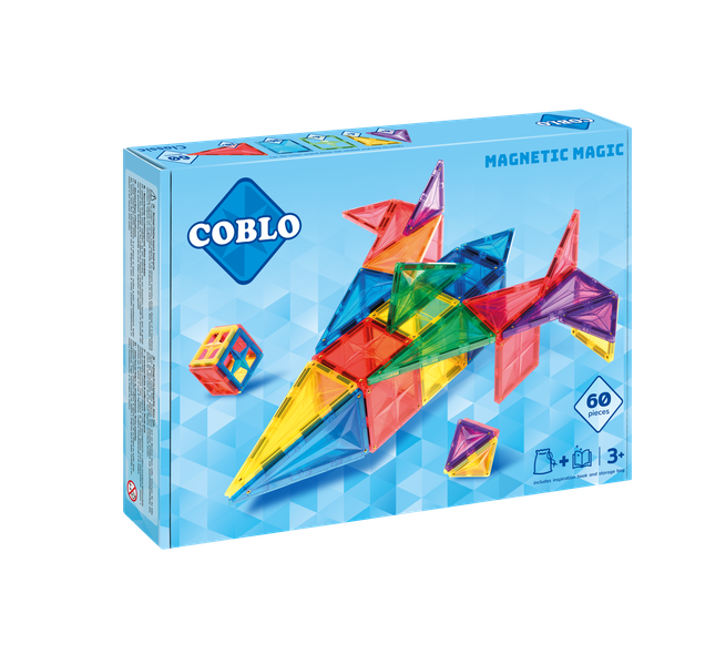 Coblo Magnetic Magic - Juego clásico (60 piezas)